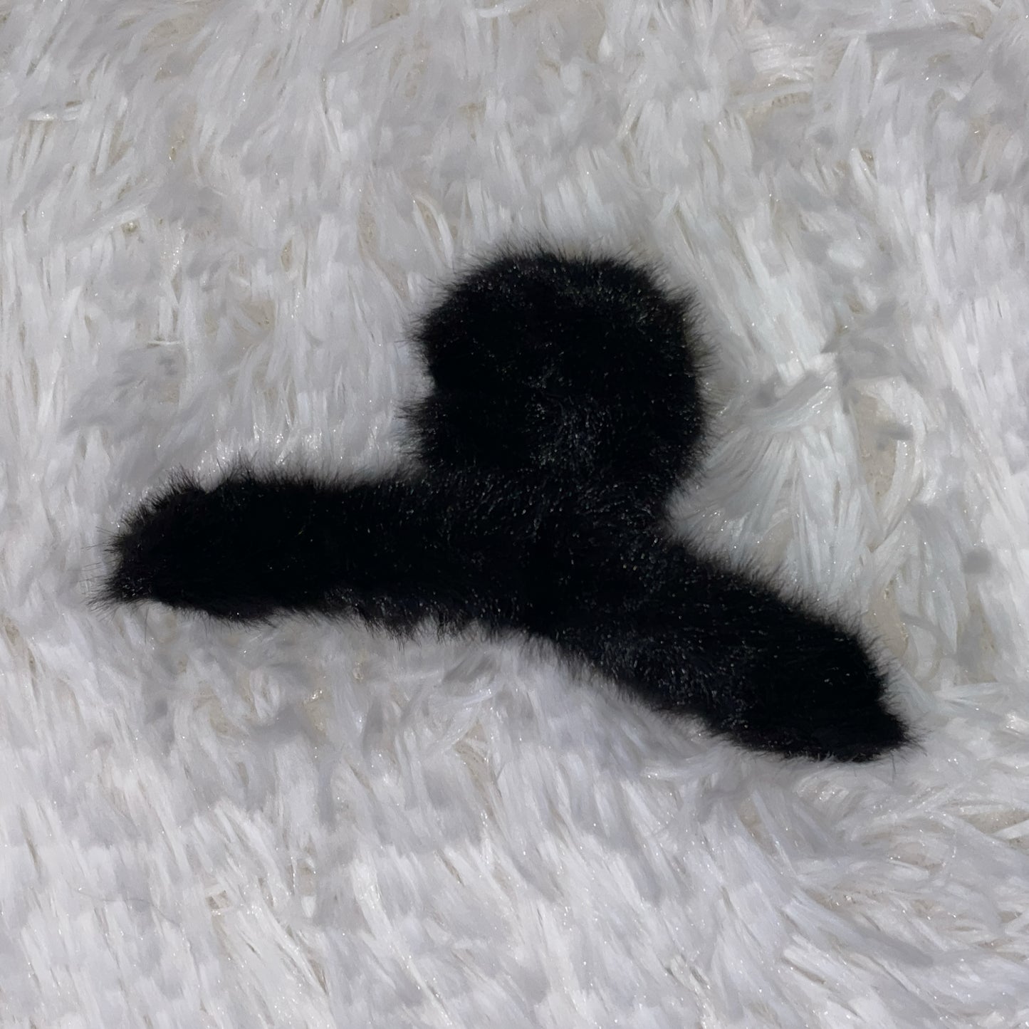 Faux Fur Claw Clip