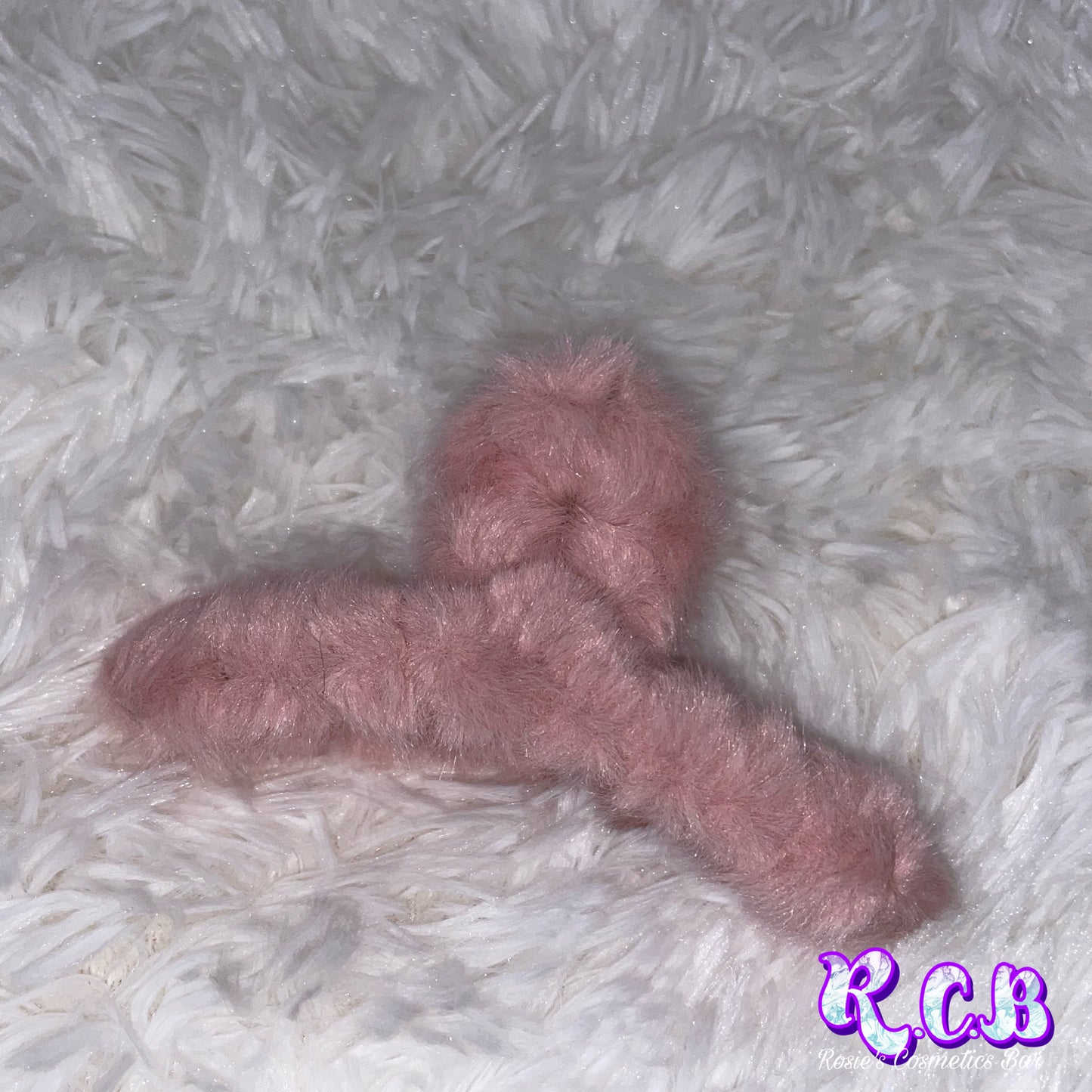 Faux Fur Claw Clip